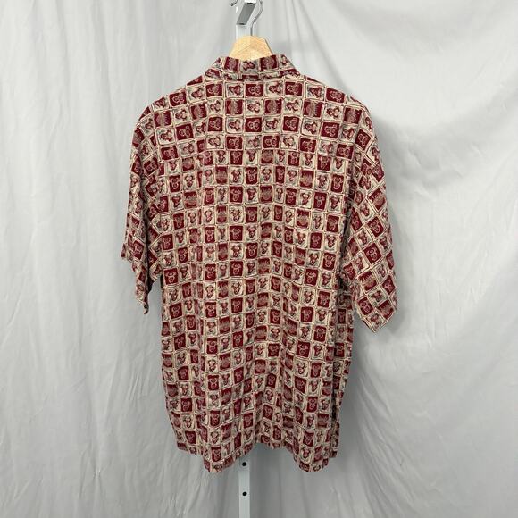 Harley Davidson Shirt Mens Large Logo Casual Hawaiian Button Front Collared - Picture 9 of 10